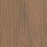 Close-up of a wooden surface showing a vertical grain pattern in shades of brown, with natural texture and color variations typical of wood.