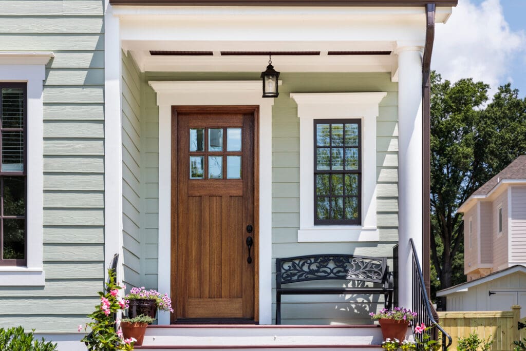 fiber cement siding house