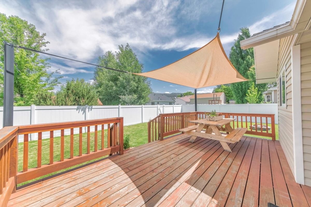 cedar deck and cover