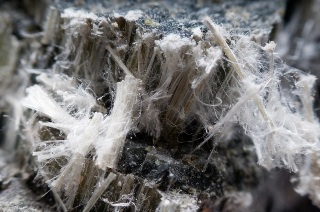 asbestos close up
