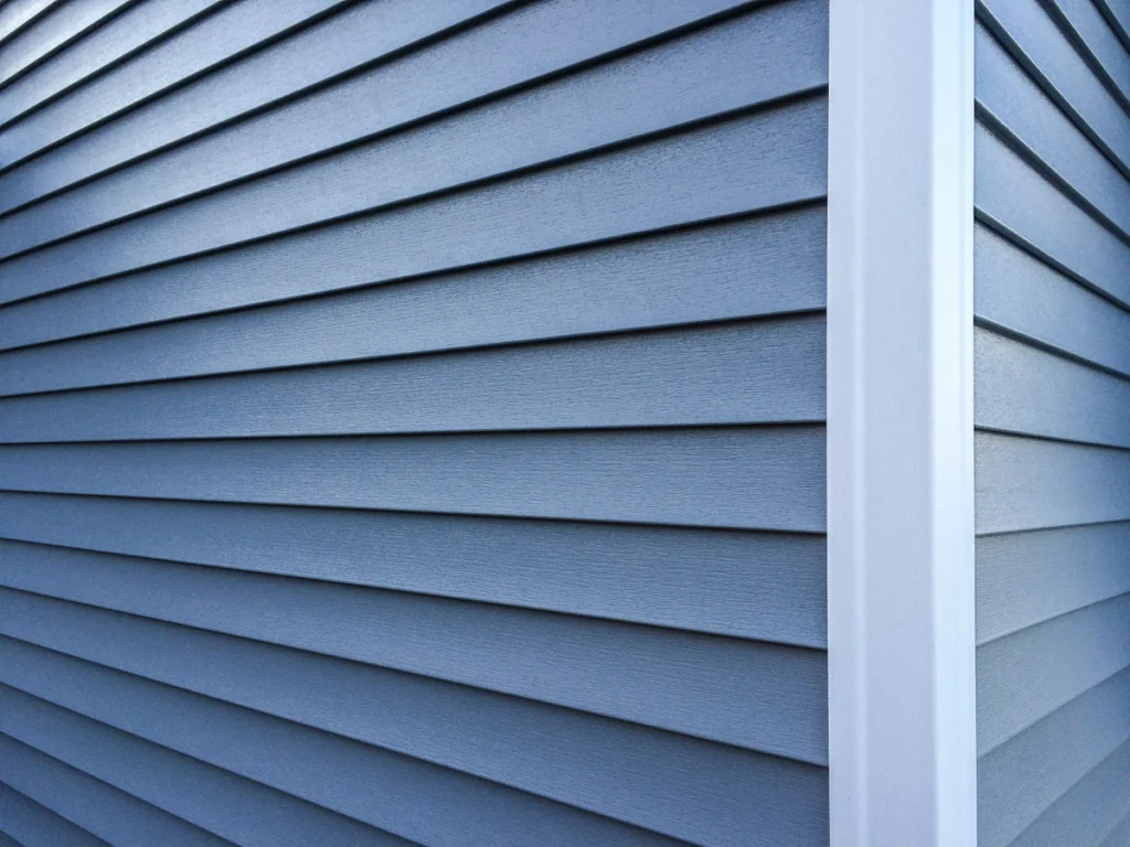 fiber cement siding blue
