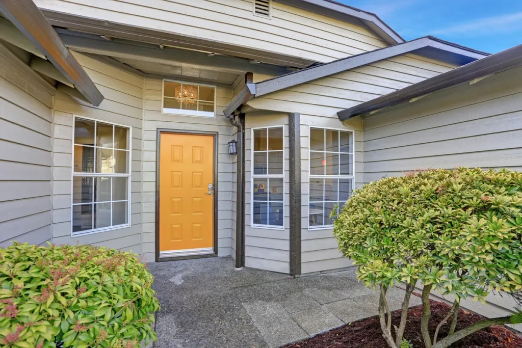 yellow door