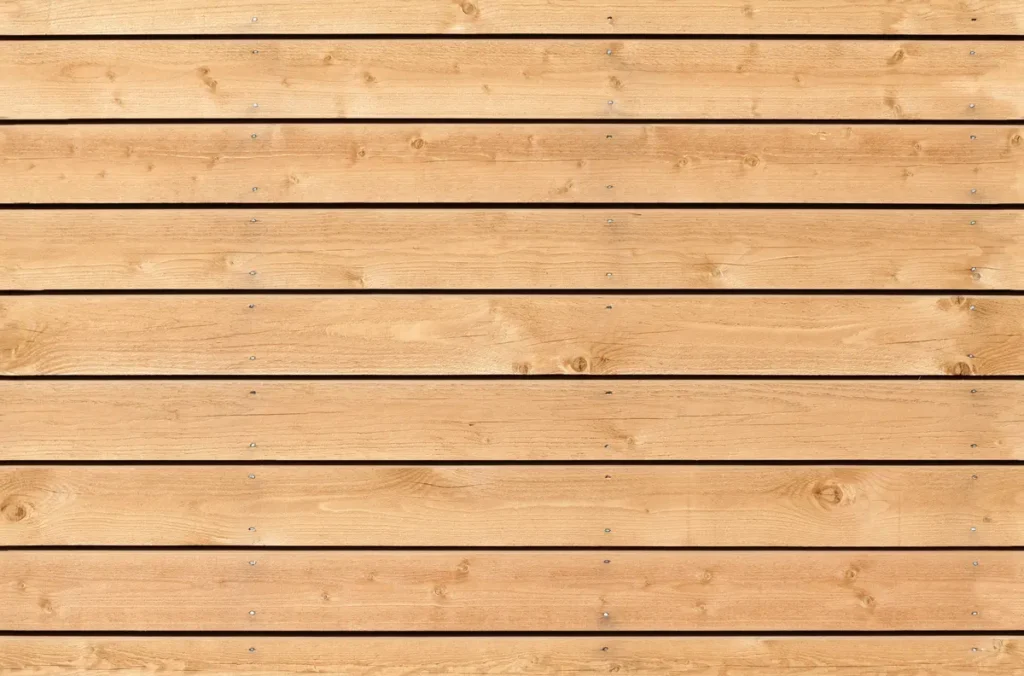 close up wood siding