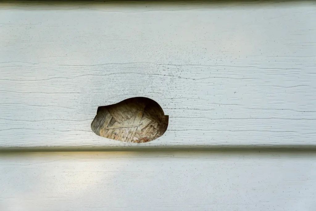 siding storm damage on Minnesota home exterior after wind and hail