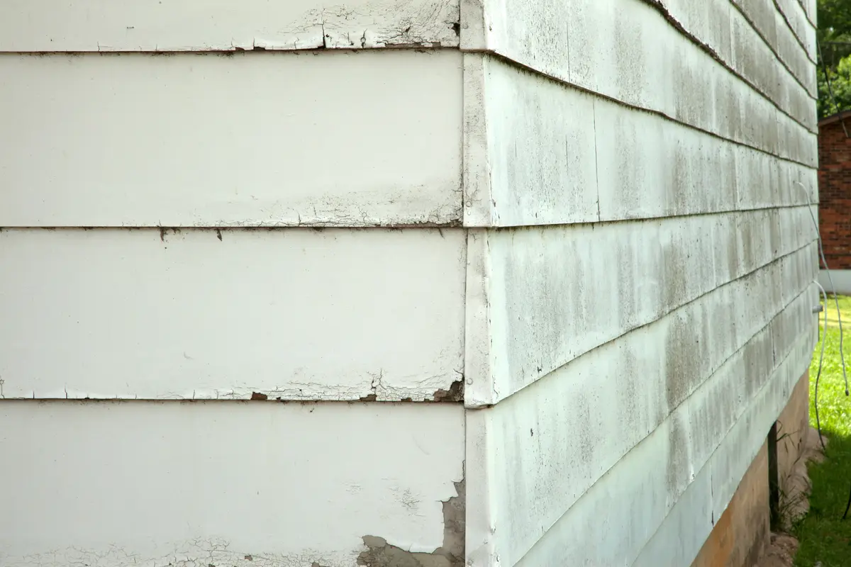 old vinyl siding