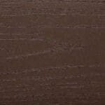 A close-up view of a dark brown wood texture with horizontal grain patterns and subtle, slightly raised lines, giving the surface a natural, realistic wooden appearance.