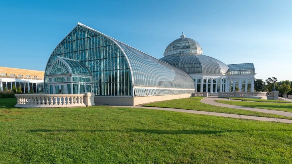 Marjorie McNeely Conservatory in Como Park in St. Paul, Minnesota